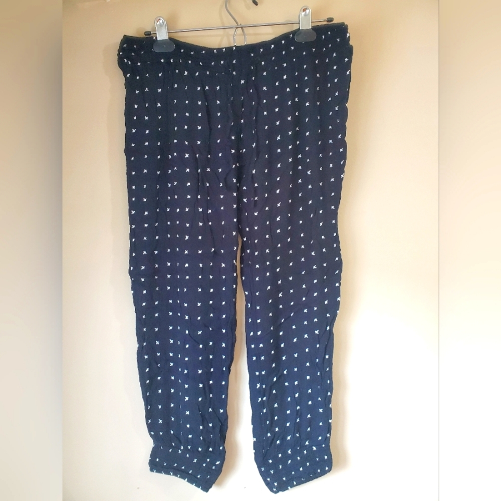 Out from under cropped length pants